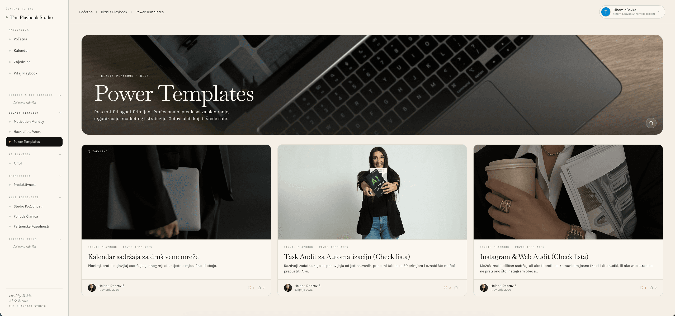 Content & templates